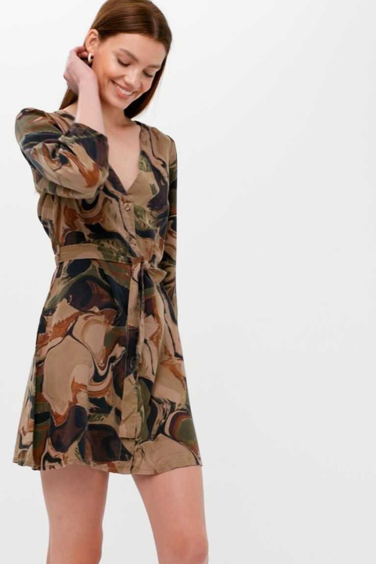 Desigual Kısa camouflage Elbise Kadın | 218635-CHN