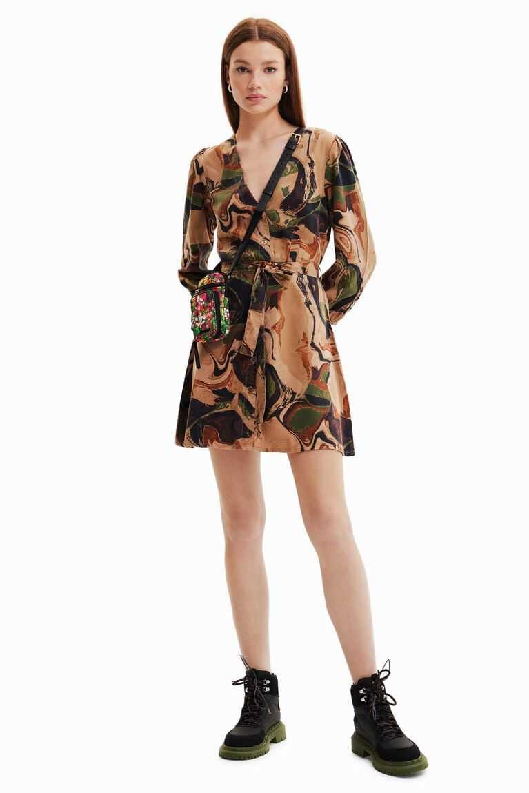 Desigual Kısa camouflage Elbise Kadın | 218635-CHN