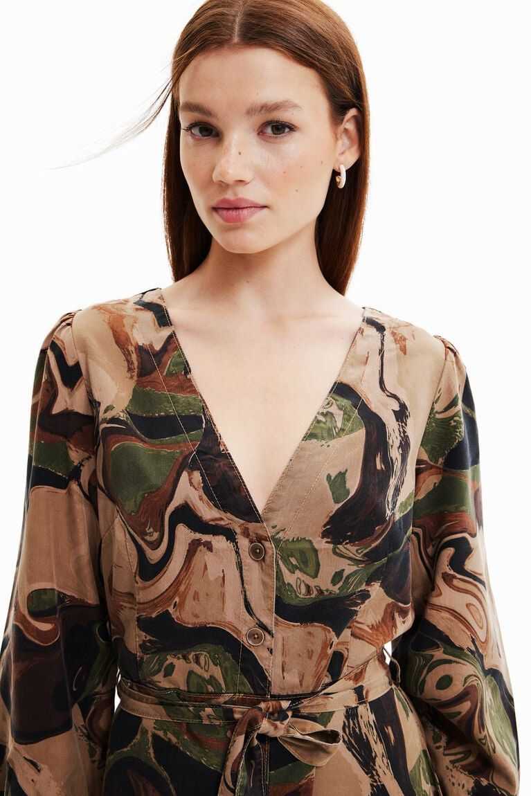 Desigual Kısa camouflage Elbise Kadın | 218635-CHN