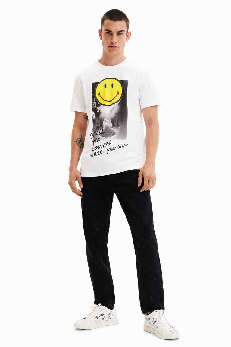 Desigual Kısa-sleeve Smiley Polo Gömlek Erkek | 173846-ZFU