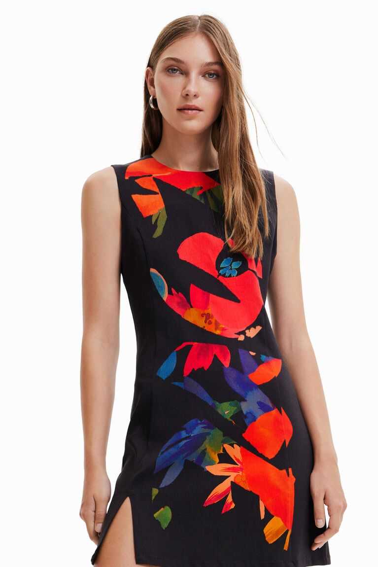 Desigual Kısa slim floral Elbise Kadın | 794528-ZPK