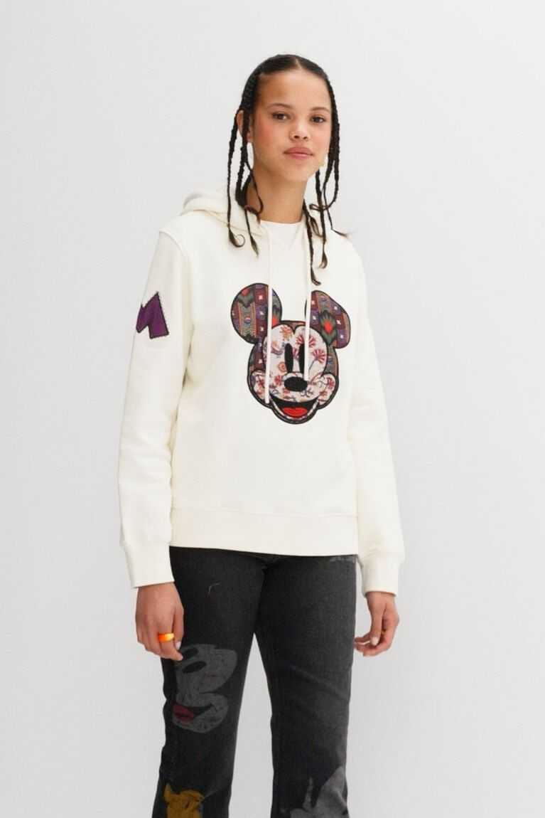 Desigual Large Disney's Mickey Mouse patch Tişörtü Kadın | 642150-OZS