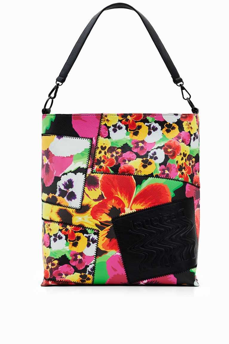 Desigual Large floral patchwork Omuz Çantası Kadın | 698572-DTY