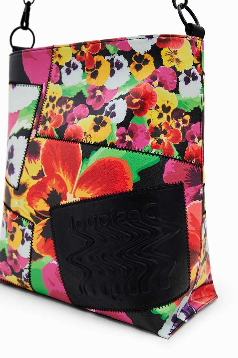 Desigual Large floral patchwork Omuz Çantası Kadın | 698572-DTY