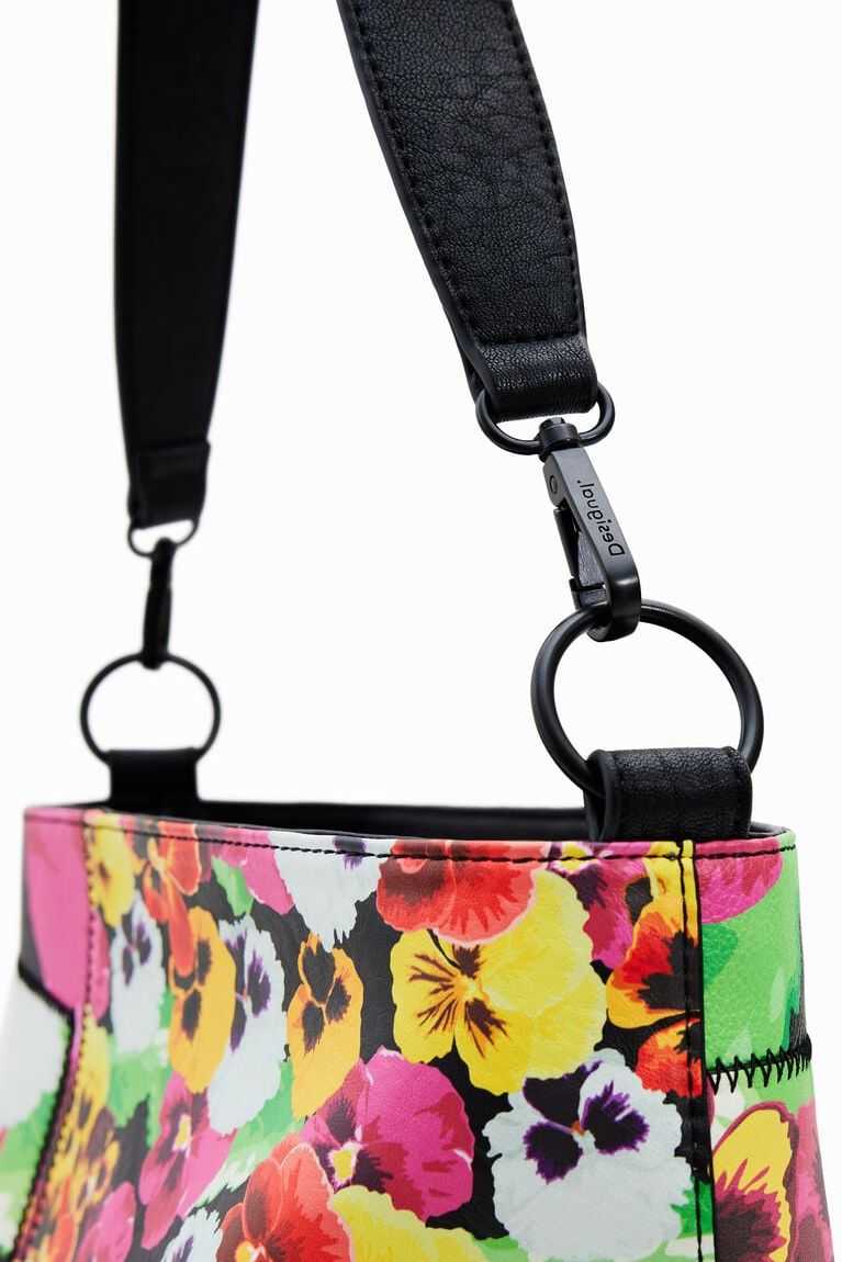 Desigual Large floral patchwork Omuz Çantası Kadın | 698572-DTY