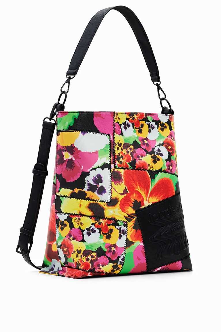 Desigual Large floral patchwork Omuz Çantası Kadın | 698572-DTY