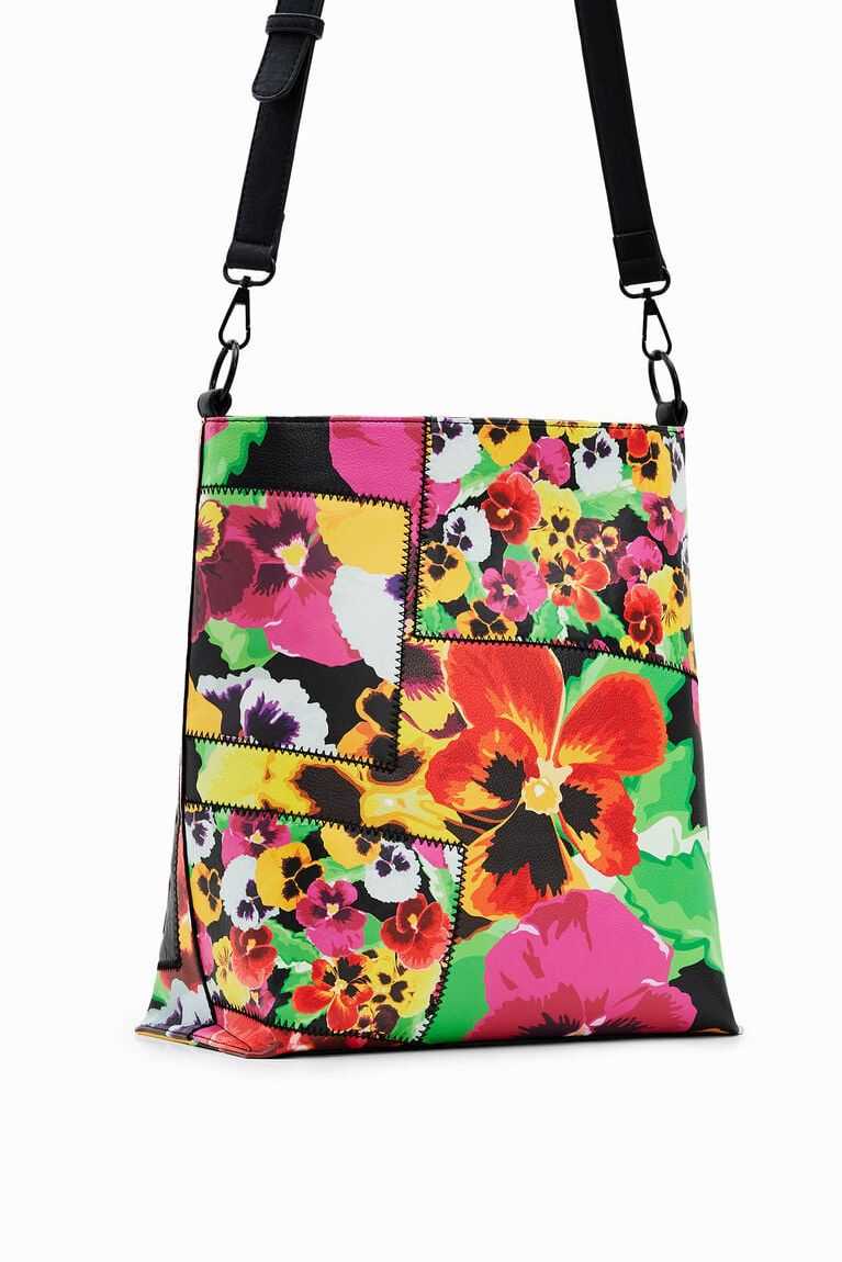 Desigual Large floral patchwork bucket Çanta Kadın | 862047-AIP