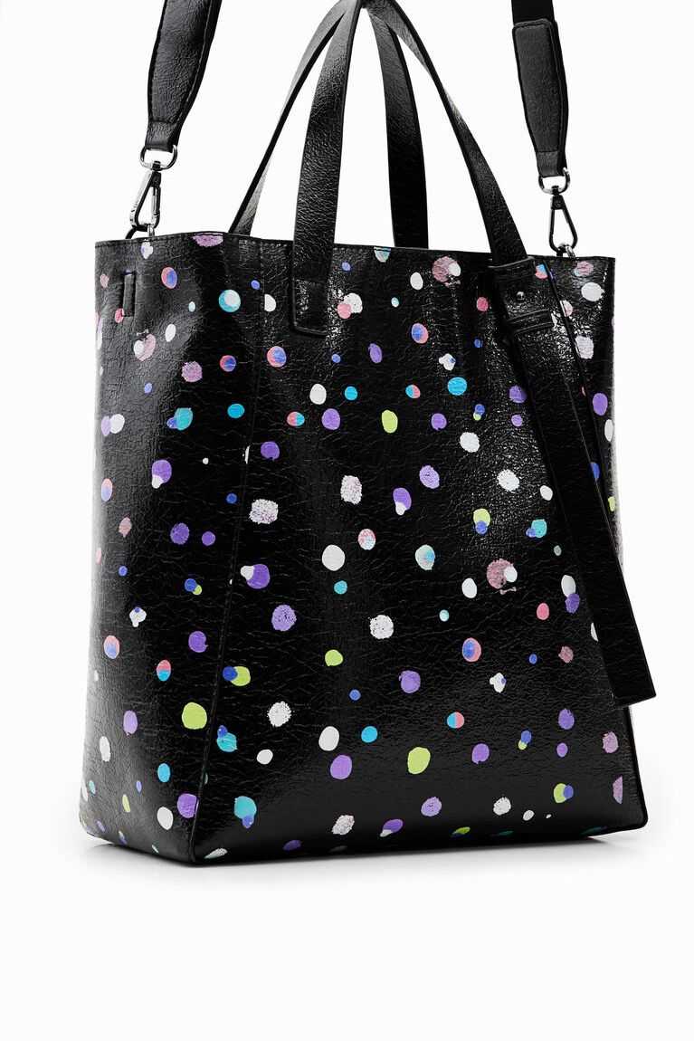 Desigual Large polka dot Tote Çanta Kadın | 908621-FEV