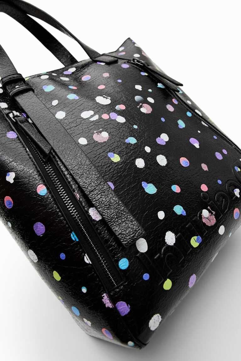 Desigual Large polka dot shopper Çanta Kadın | 749215-VOY