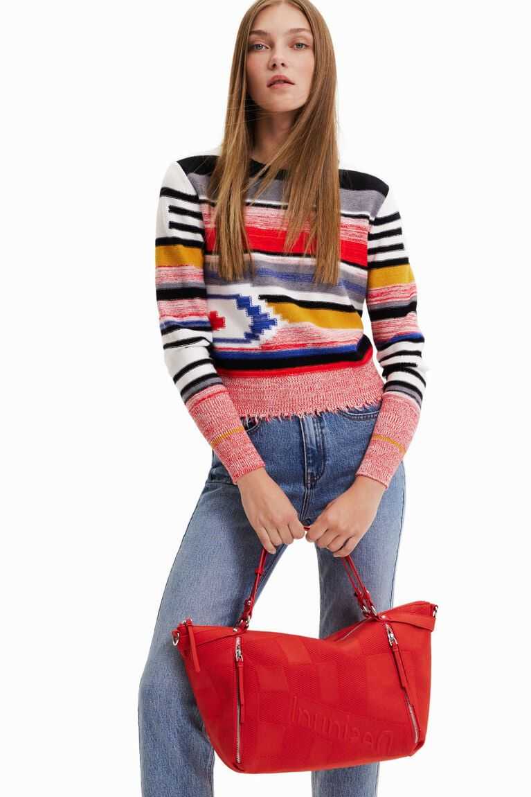 Desigual Large textured Çanta Kadın | 109257-AQO