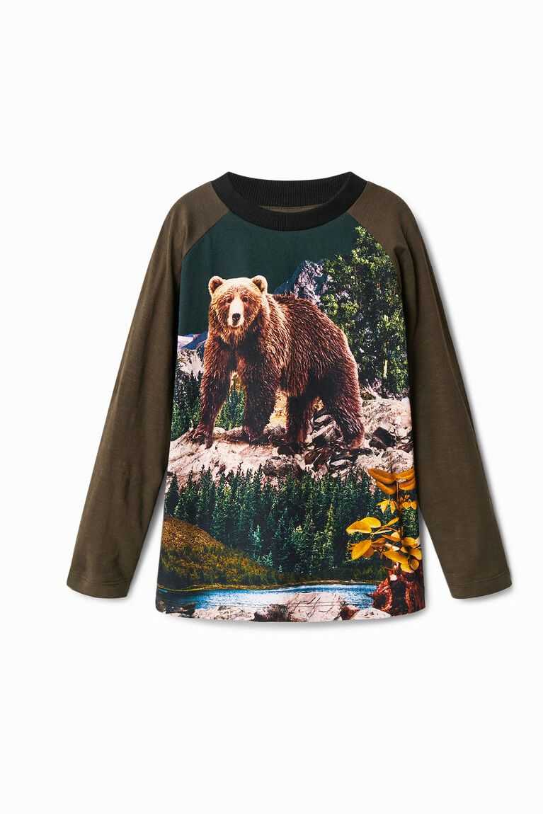 Desigual Long-sleeve bear Tişört Erkek Çocuk | 539180-NWV