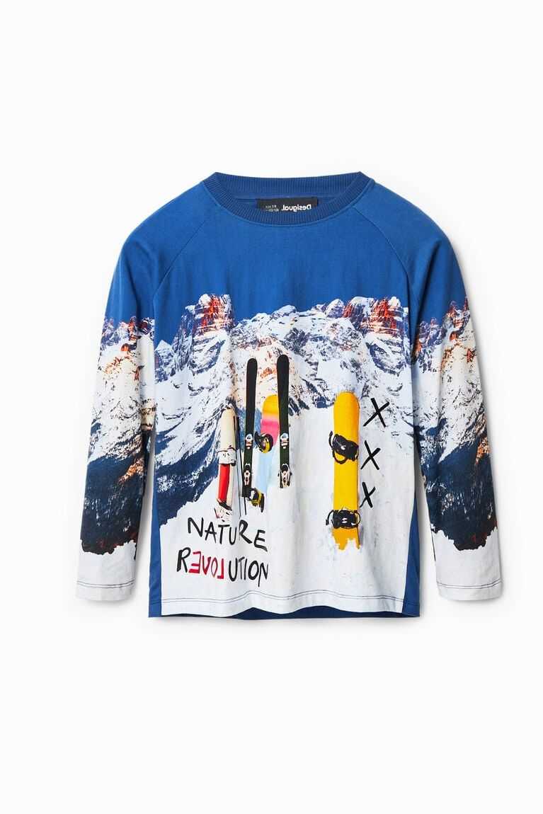 Desigual Long-sleeve snowboard Tişört Erkek Çocuk | 509238-BZN