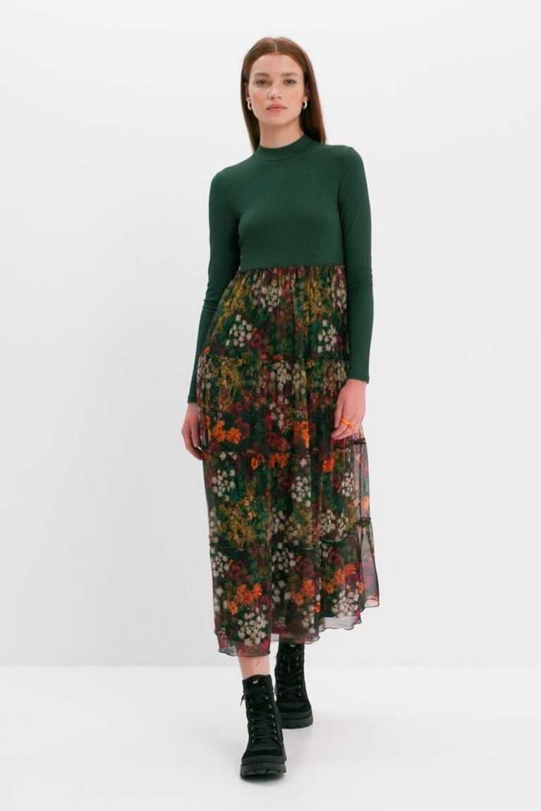 Desigual Long with tulle skirt Tulum Kadın | 247059-TEH