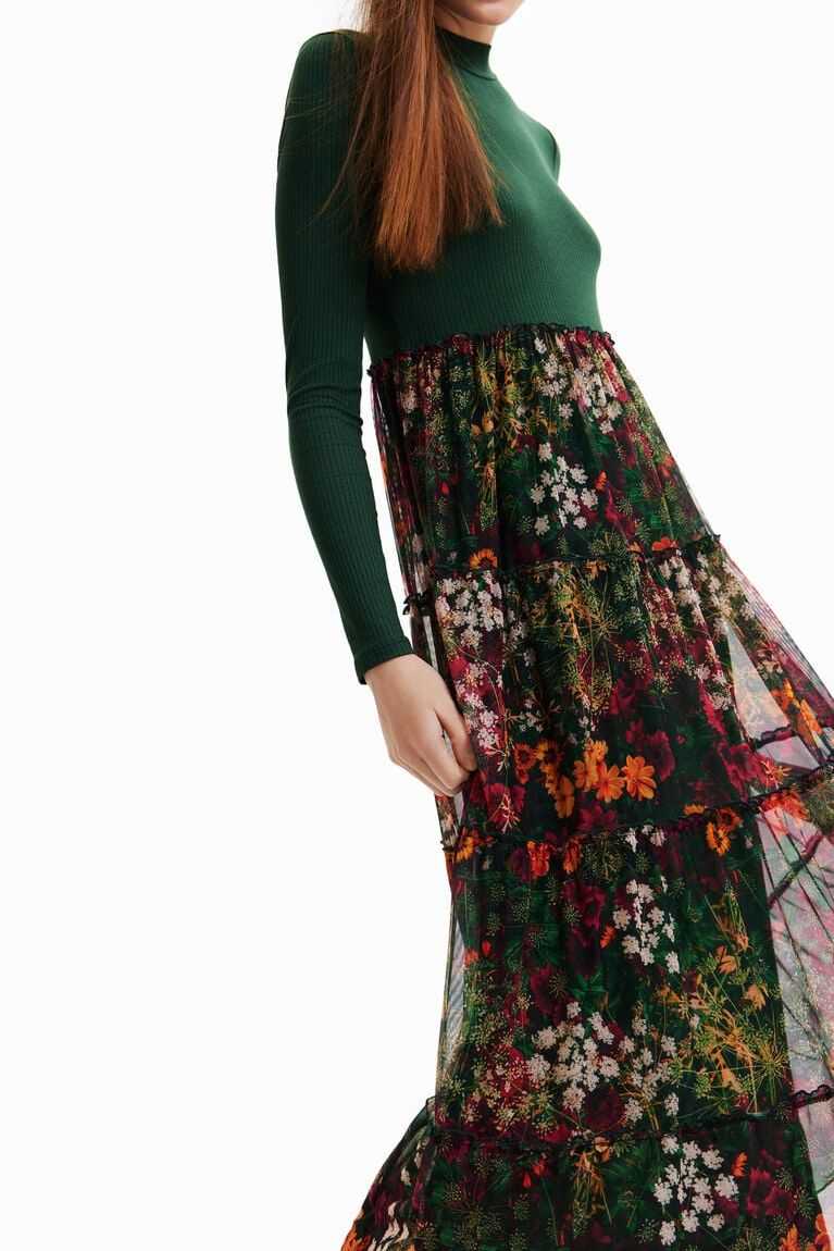 Desigual Long with tulle skirt Tulum Kadın | 247059-TEH