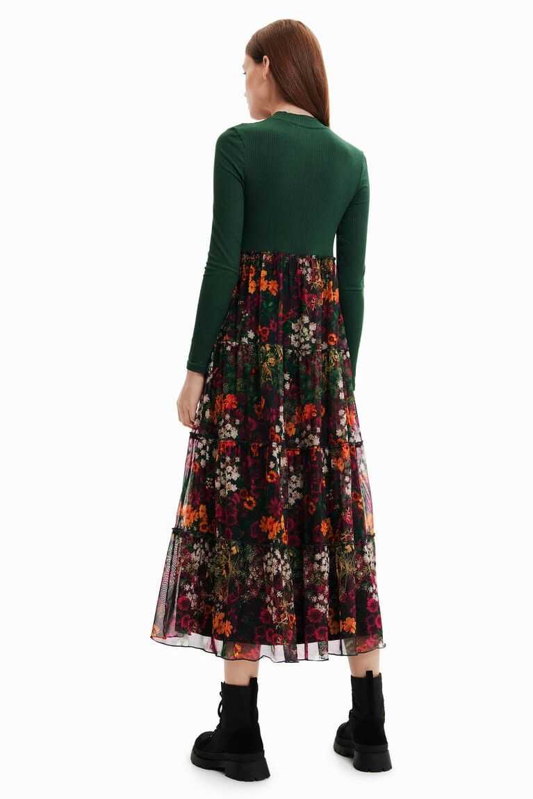 Desigual Long with tulle skirt Tulum Kadın | 247059-TEH