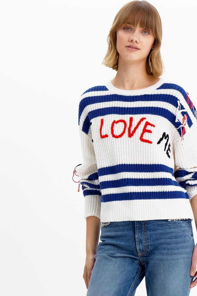 Desigual Love me pullover Kazak Kadın | 653842-UMO