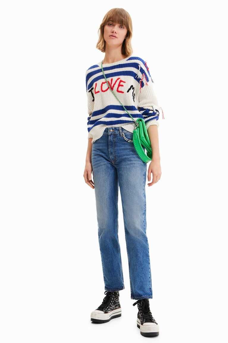 Desigual Love me pullover Kazak Kadın | 653842-UMO