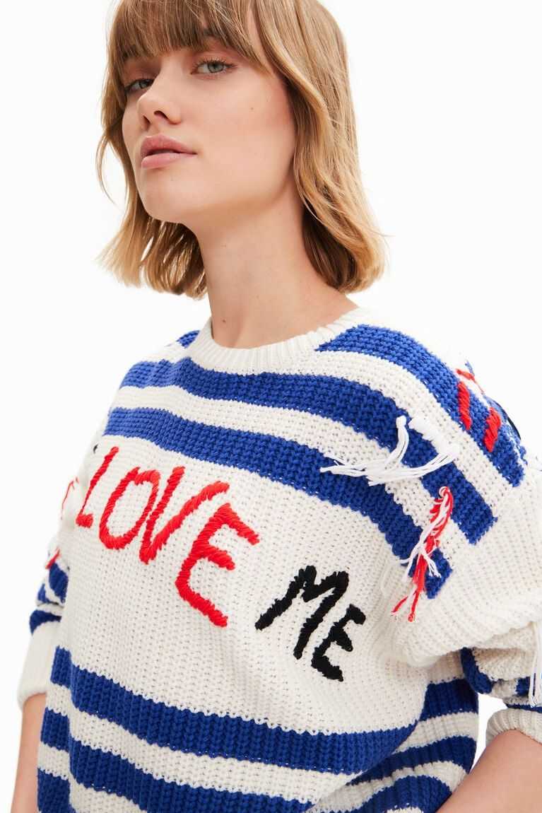 Desigual Love me pullover Kazak Kadın | 653842-UMO