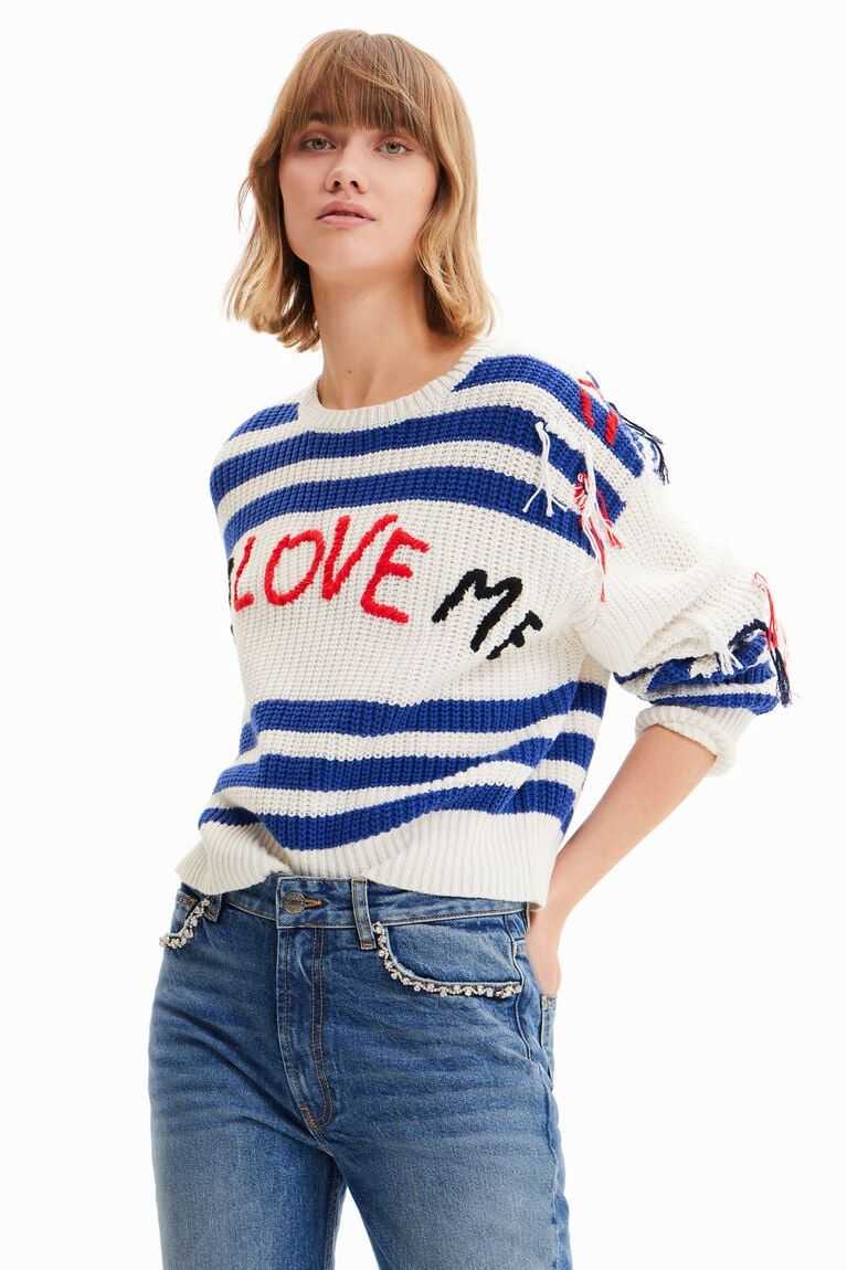 Desigual Love me pullover Kazak Kadın | 653842-UMO