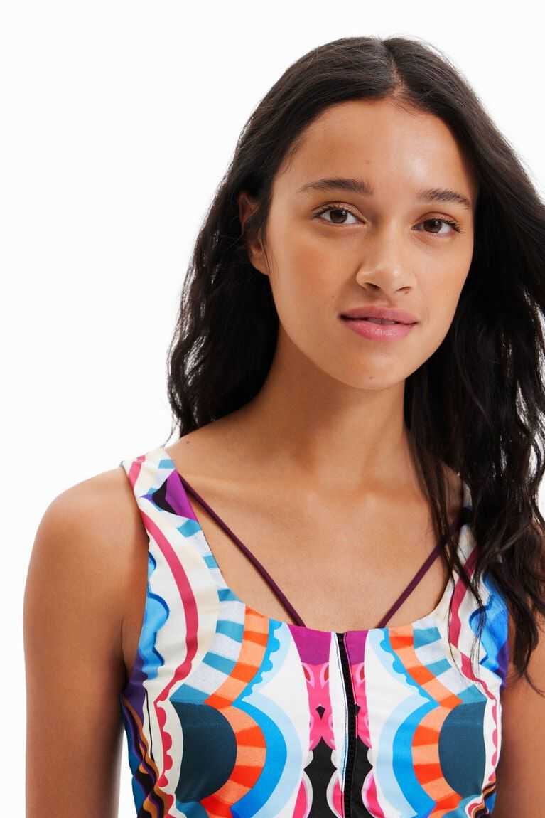 Desigual M.Christian Lacroix sport top Tişörtü Kadın | 409318-WIU