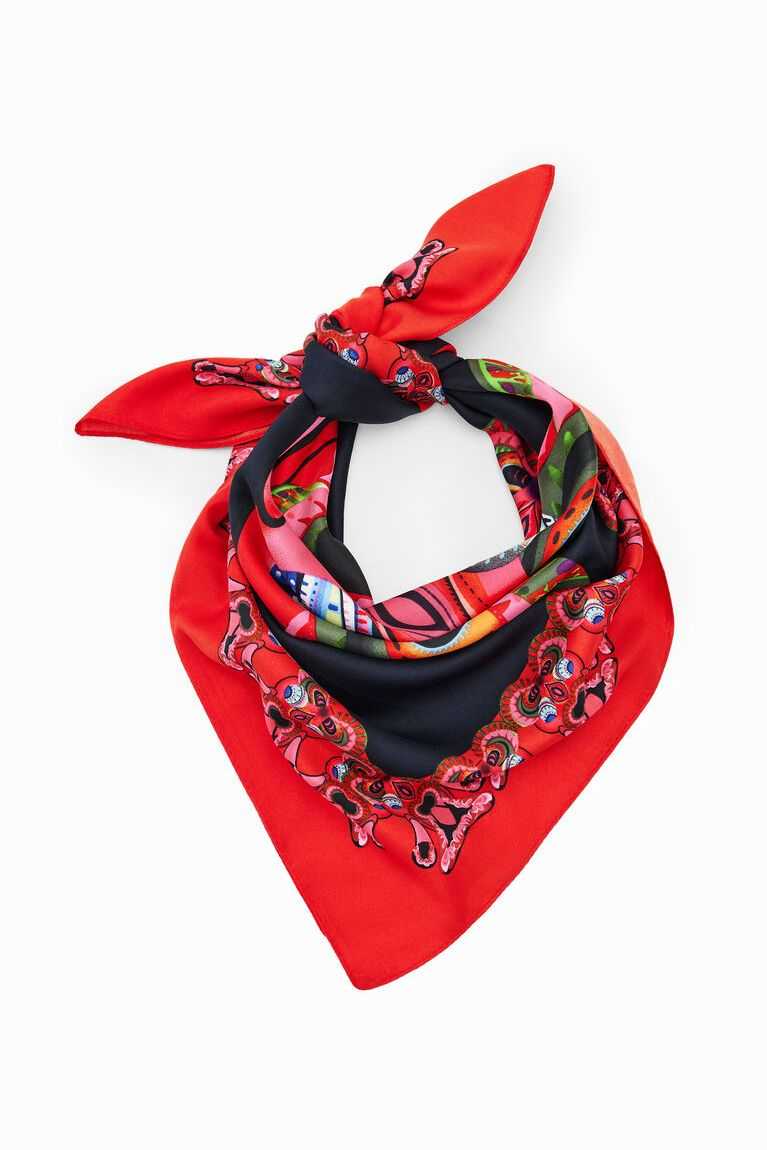 Desigual M. Christian Lacroix square foulard Fular Kadın | 732856-KRW