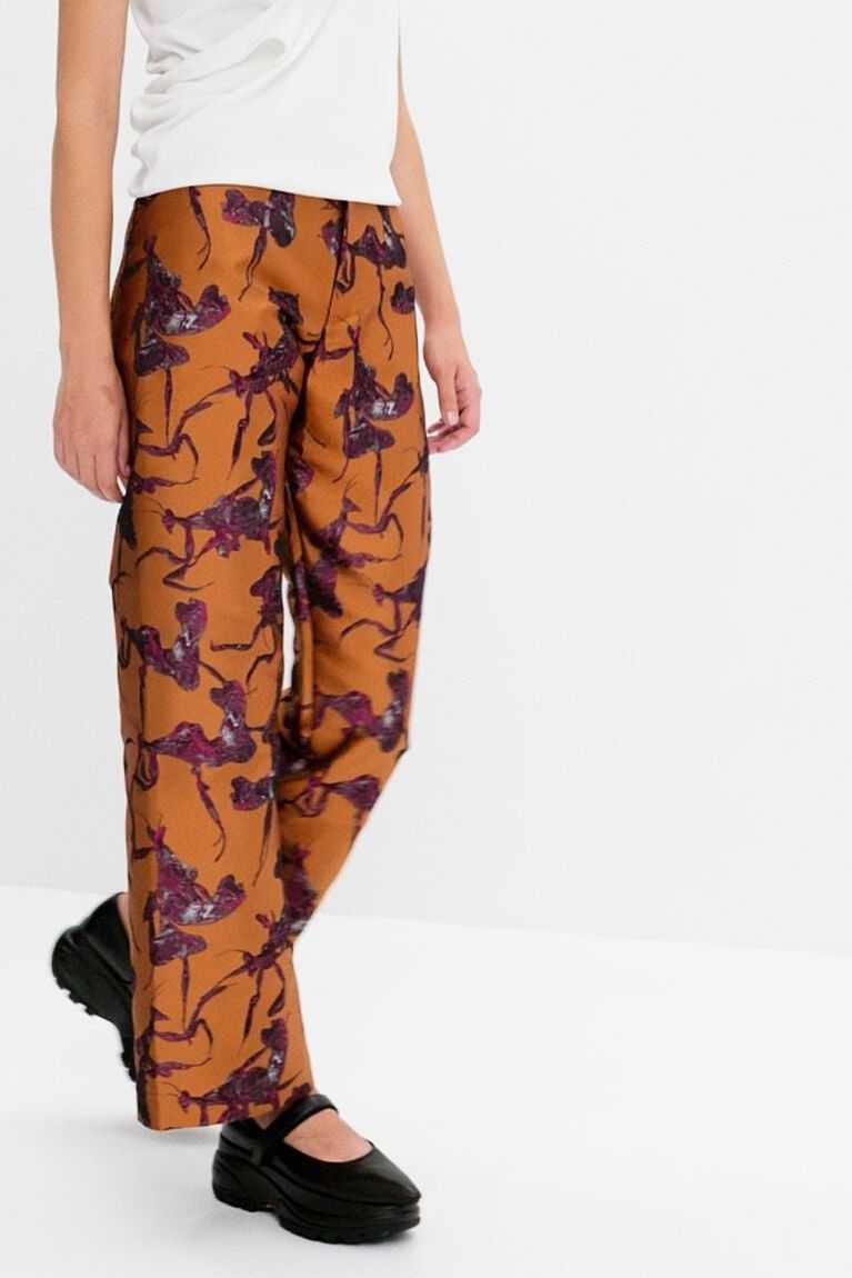 Desigual Maitrepierre jacquard culottes Tayt Kadın | 539241-ROY