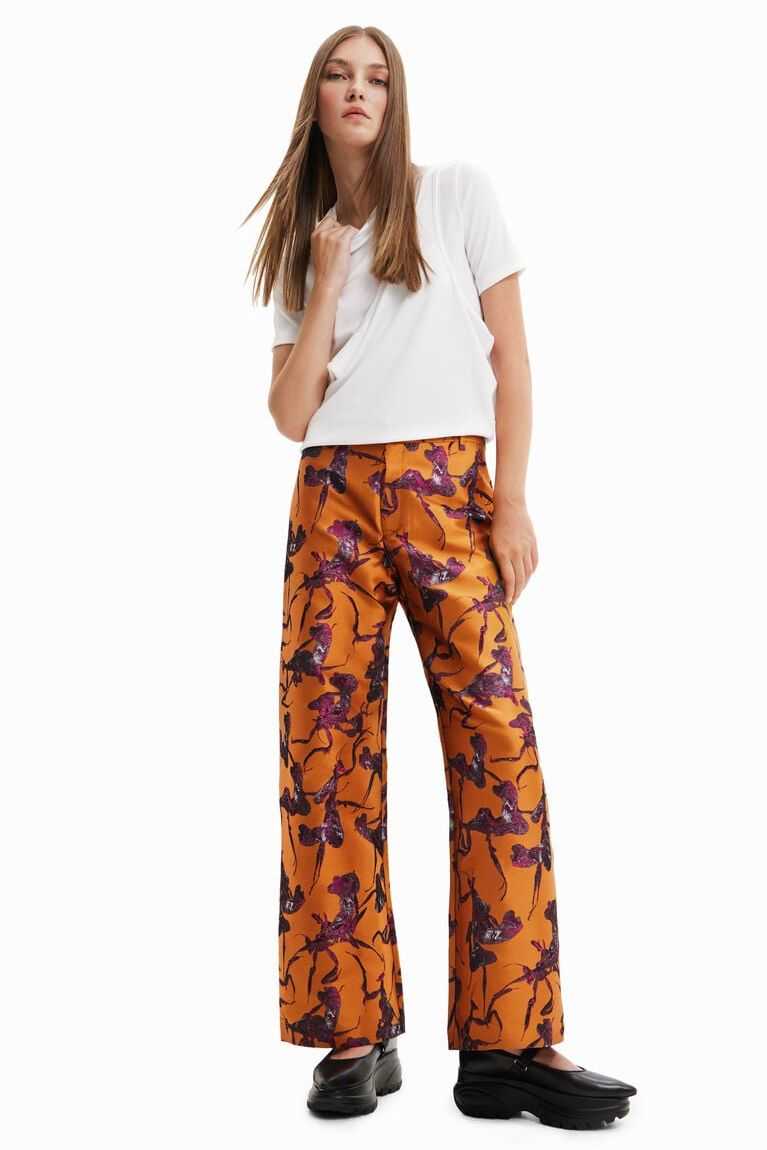 Desigual Maitrepierre jacquard culottes Tayt Kadın | 539241-ROY