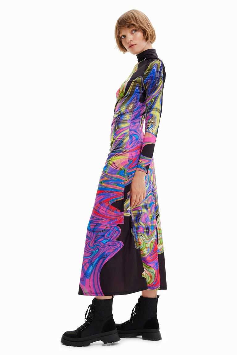 Desigual Maria Escote slim midi Tulum Kadın | 563280-VAQ