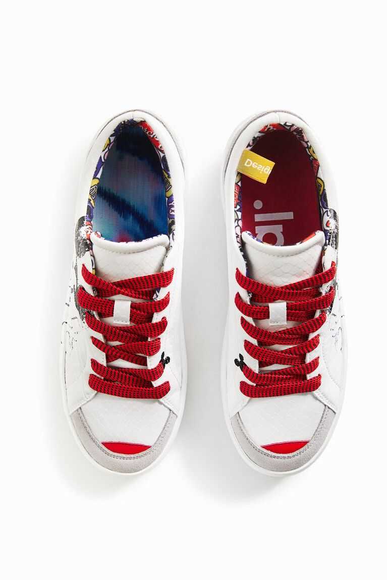 Desigual Mickey Mouse sneakers Triko Kadın | 987643-AVK