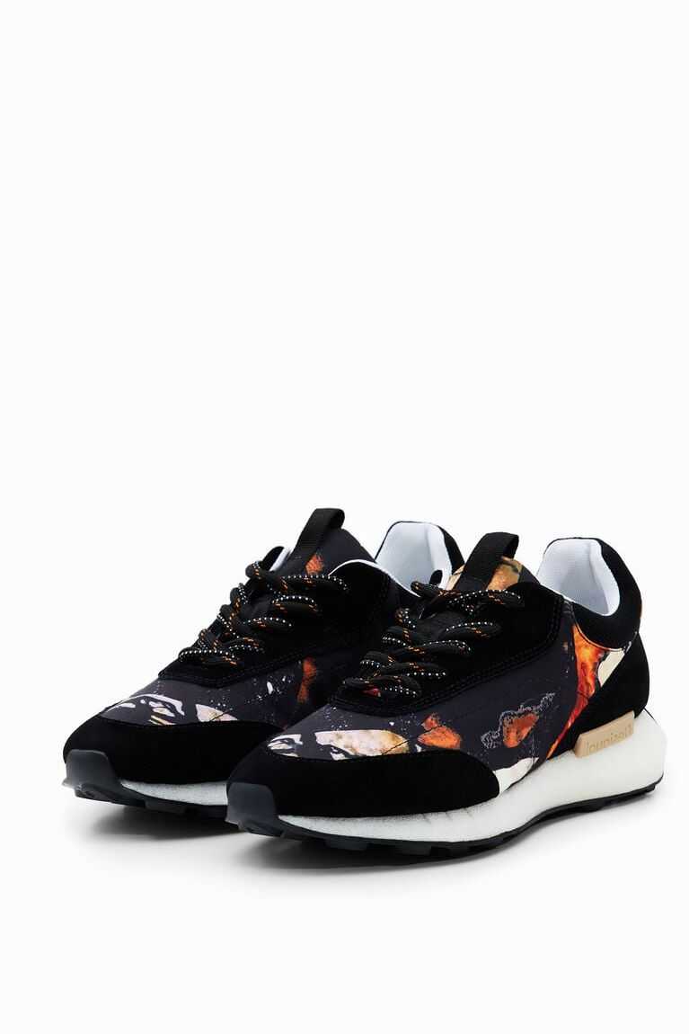 Desigual Mineral print running sneakers Tişörtü Kadın | 926514-QIB