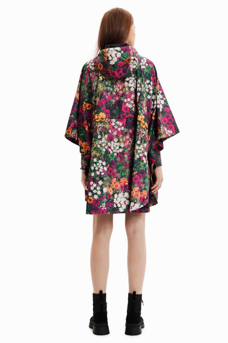 Desigual Mini floral raincoat Ceket Kadın | 182697-ZXD