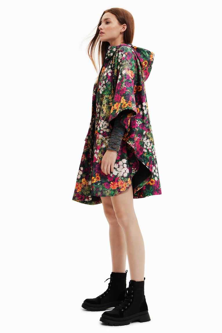 Desigual Mini floral raincoat Pançolar Kadın | 261098-CTX