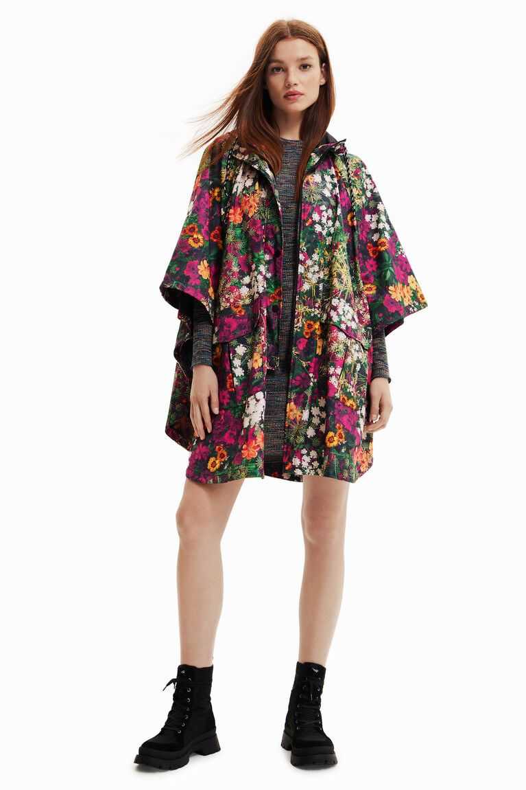 Desigual Mini floral raincoat Pançolar Kadın | 261098-CTX