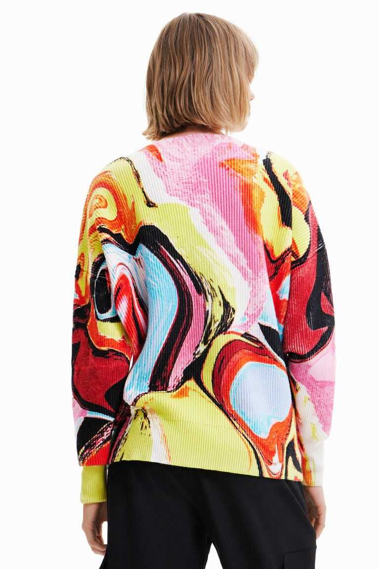 Desigual Multicoloured jumper Kazak Kadın | 129048-JPR