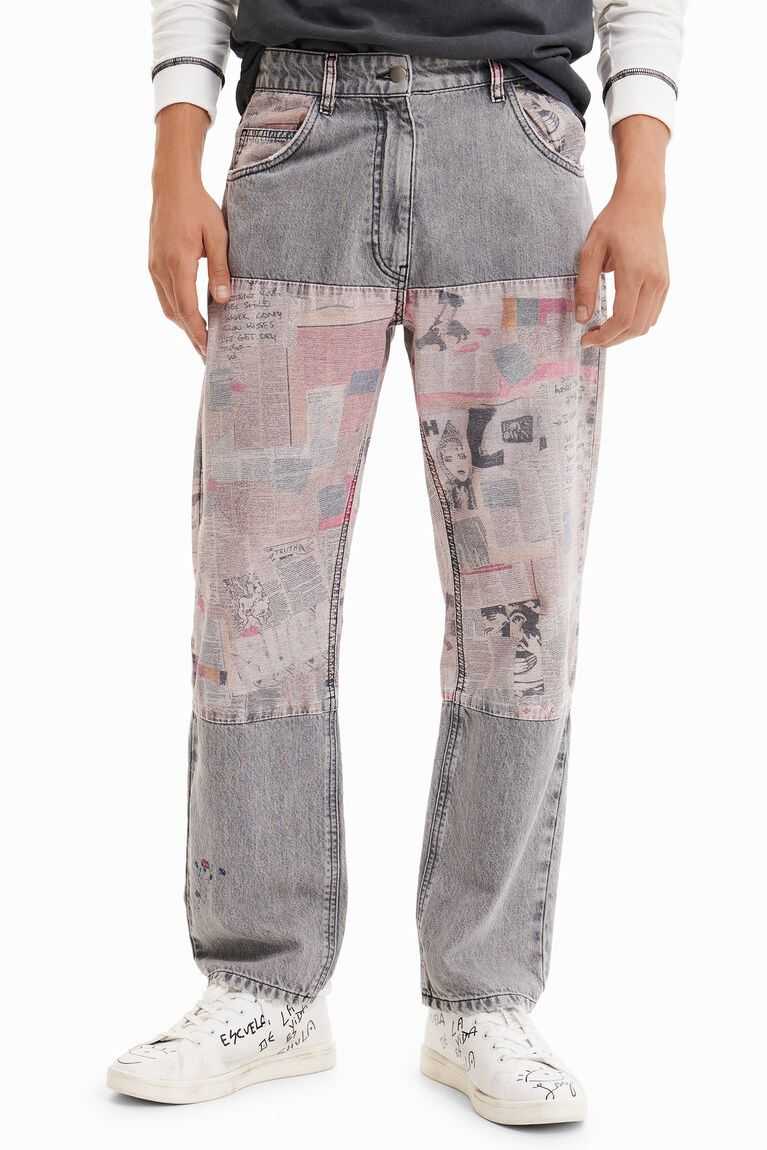 Desigual Newspaper comfort jeans Pantolon Erkek | 827095-YEC