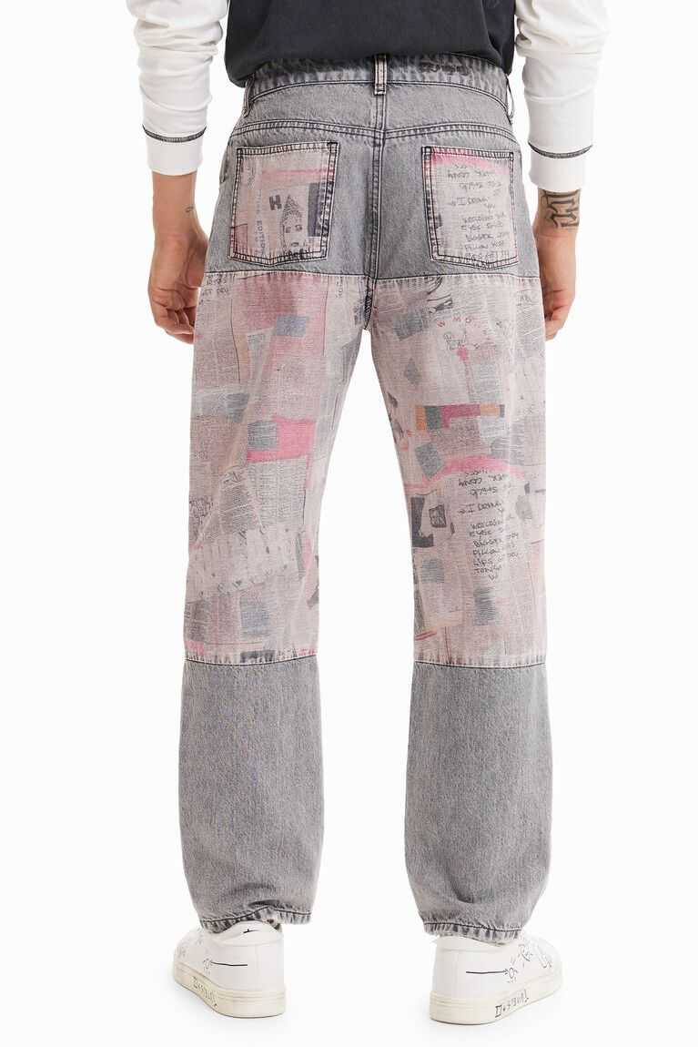 Desigual Newspaper comfort jeans Pantolon Erkek | 827095-YEC