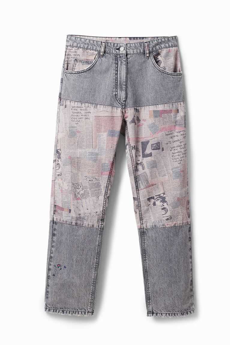 Desigual Newspaper comfort jeans Pantolon Erkek | 827095-YEC