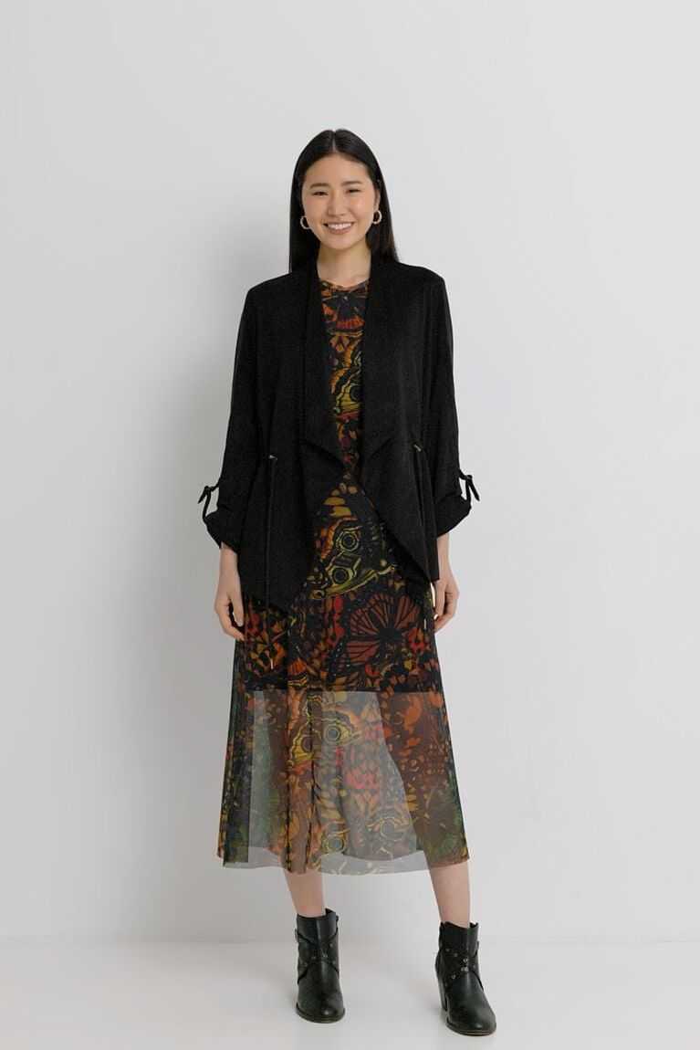 Desigual Open blazer leather effect Ceket Kadın | 752398-CYU