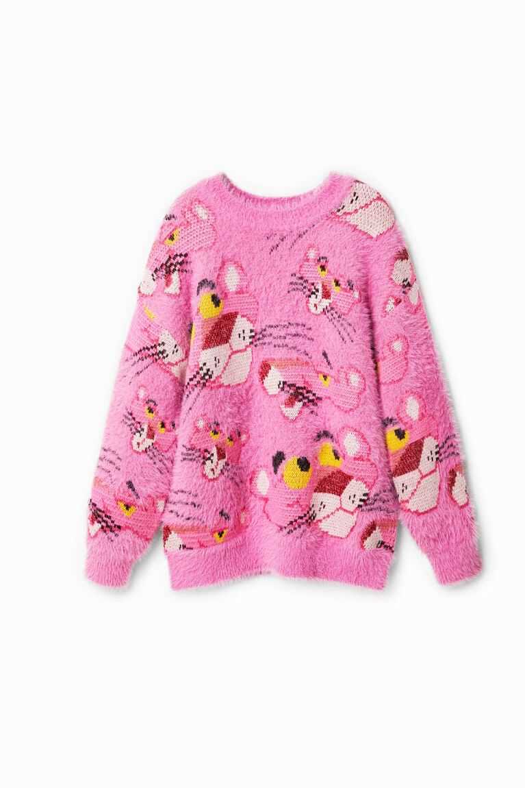 Desigual Oversize Pink Panther jumper Tişörtü Kiz Çocuk | 629570-LZY