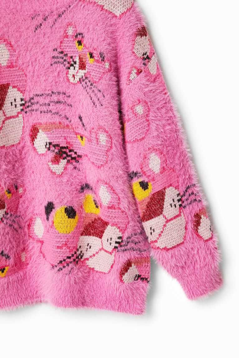 Desigual Oversize Pink Panther jumper Tişörtü Kiz Çocuk | 629570-LZY