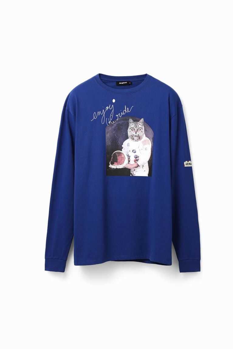 Desigual Oversize astronaut cat Polo Gömlek Erkek | 053491-JTI