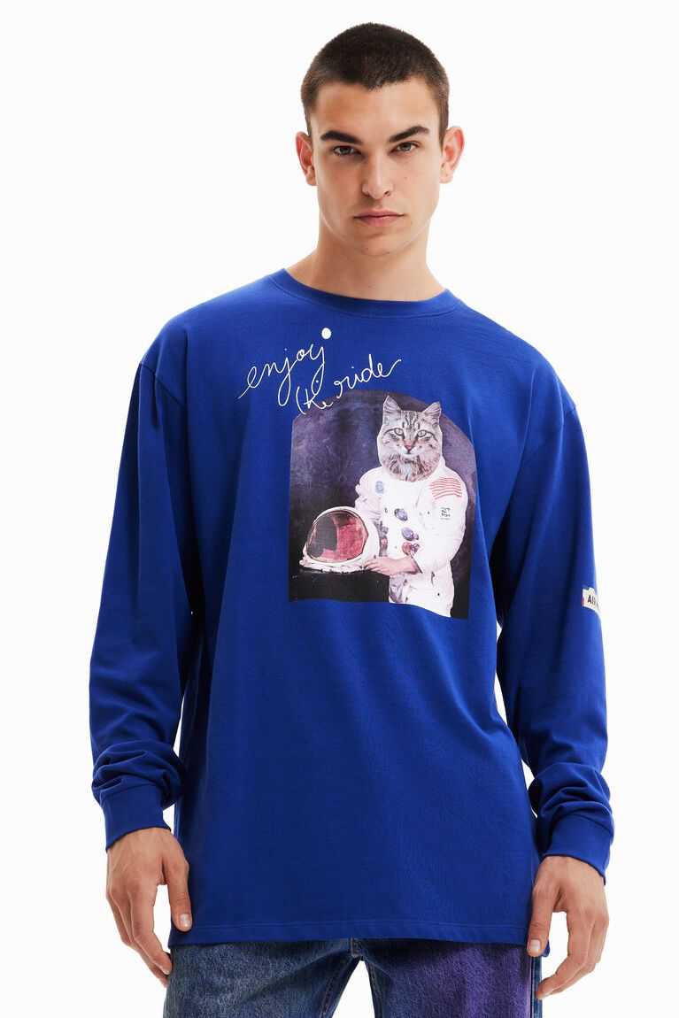 Desigual Oversize astronaut cat Polo Gömlek Erkek | 053491-JTI