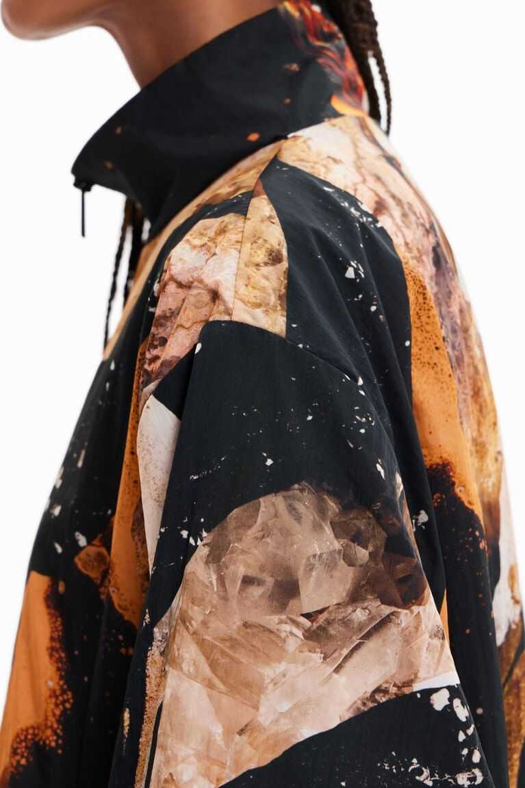 Desigual Oversize sport jacket Tişörtü Kadın | 805693-FHZ