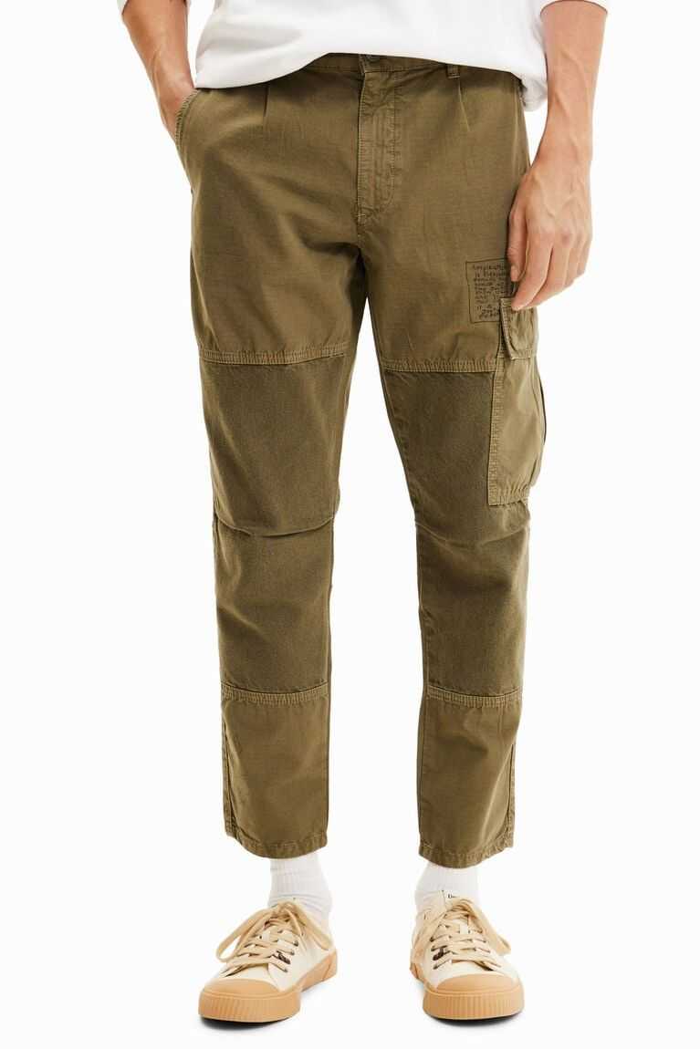 Desigual Patchwork cargo trousers Pantolon Erkek | 281957-IFB