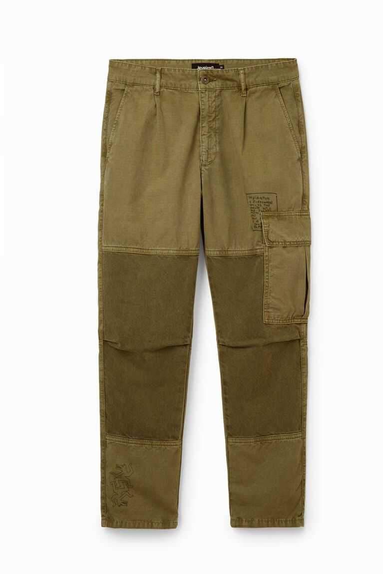 Desigual Patchwork cargo trousers Pantolon Erkek | 281957-IFB