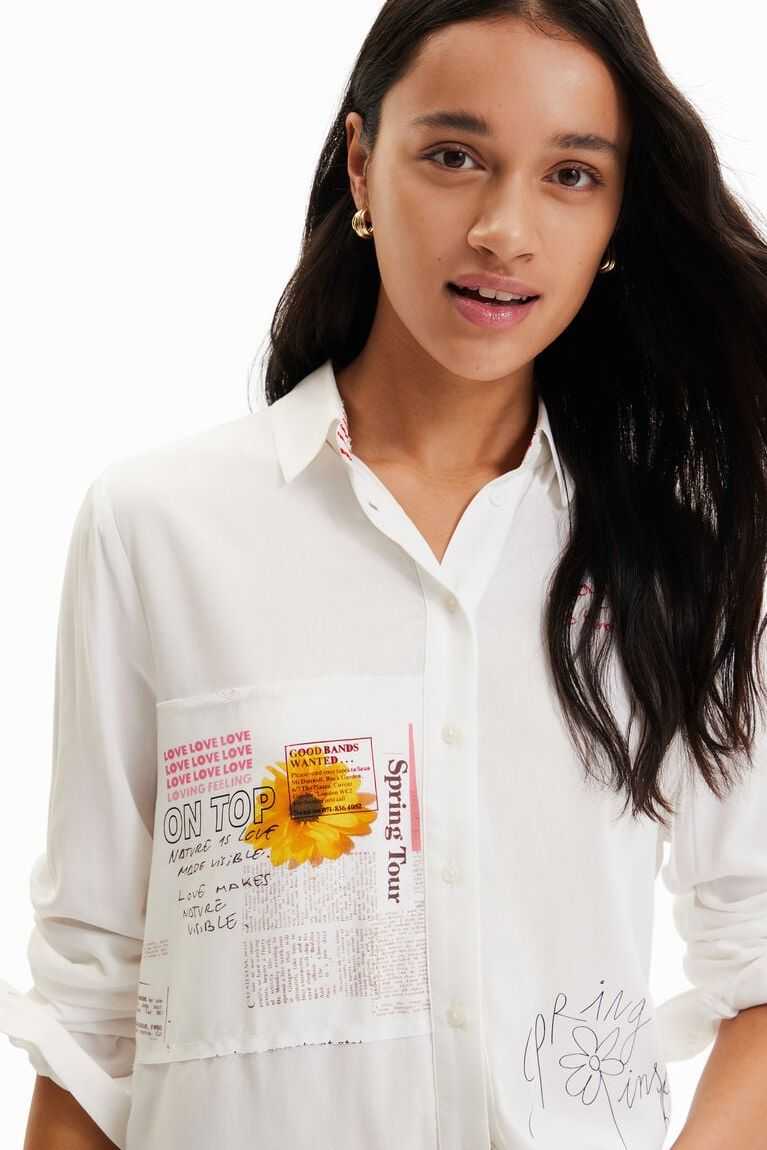 Desigual Patchwork message Üstler Kadın | 270453-XGE