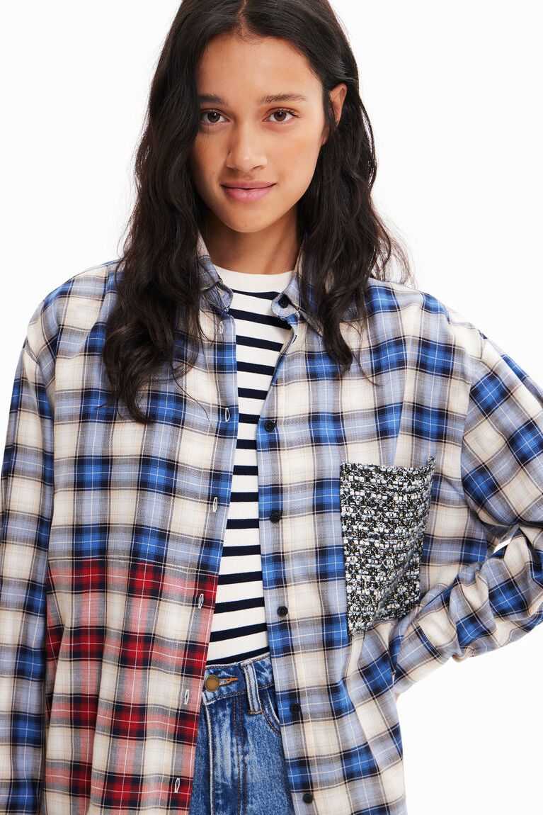 Desigual Patchwork plaid Üstler Kadın | 692478-TIK