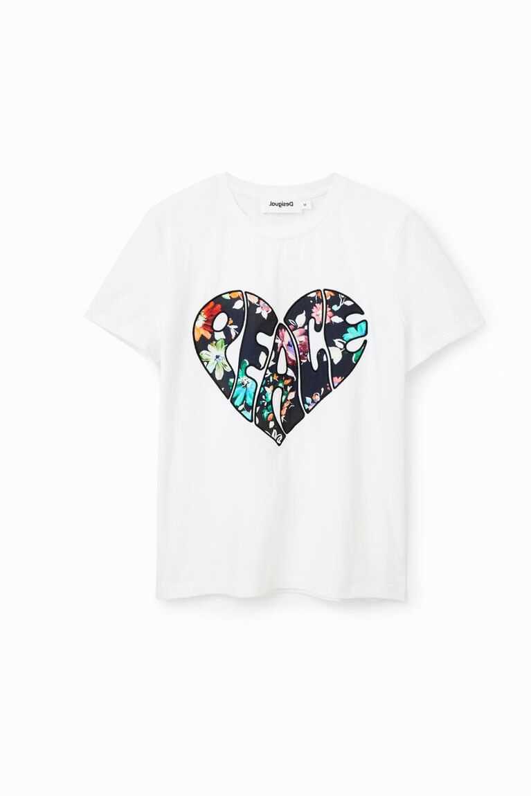 Desigual Peace heart Tişört Kadın | 690178-MHP