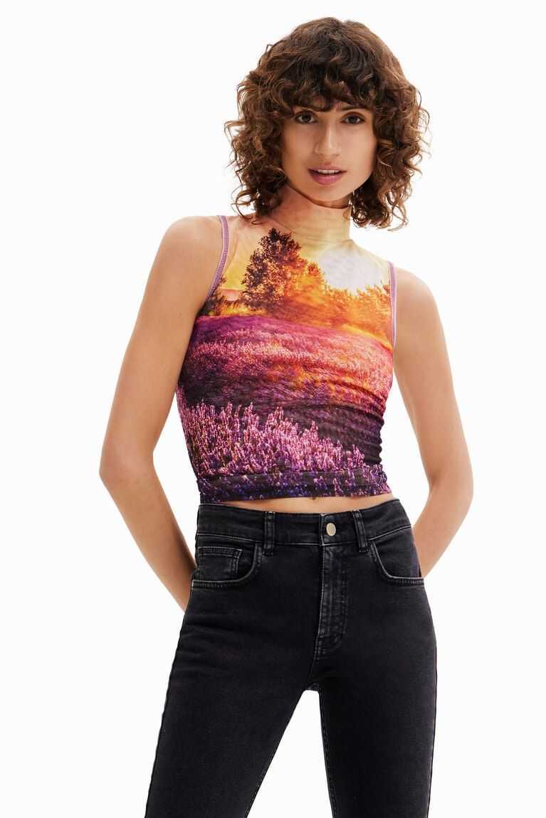 Desigual Photographic print Tişört Kadın | 873645-KHI