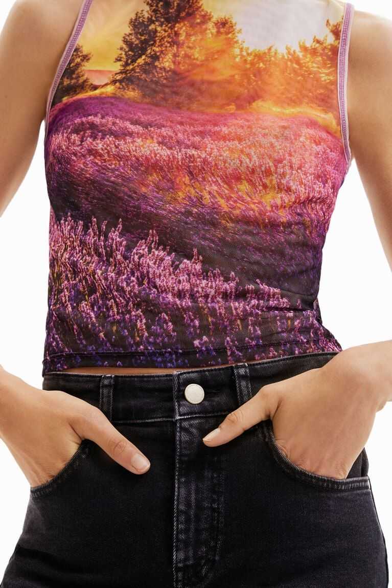 Desigual Photographic print Tişört Kadın | 873645-KHI